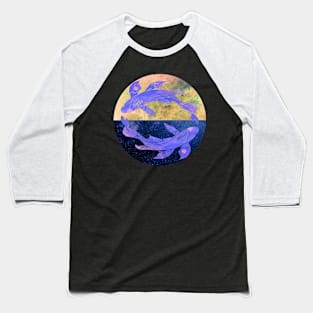 Watercolor Pisces Baseball T-Shirt